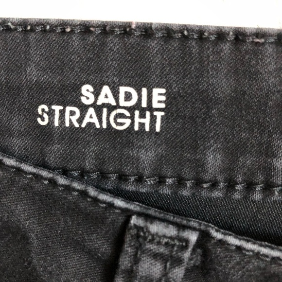 Liverpool Sadie Straight Faded Black Jeans - Picture 6 of 13